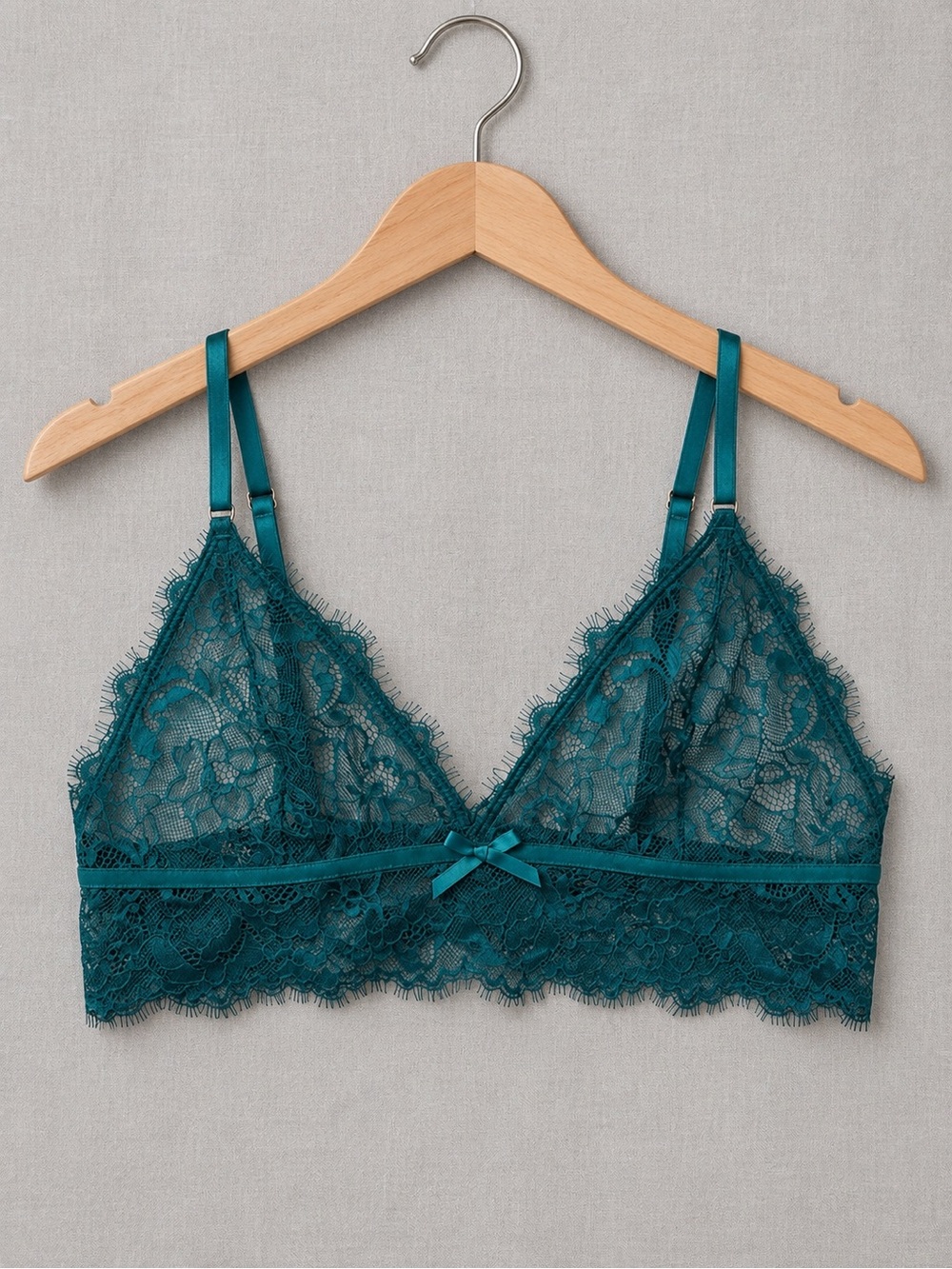 🍒3/33$ Lace Bralette - Teal Green